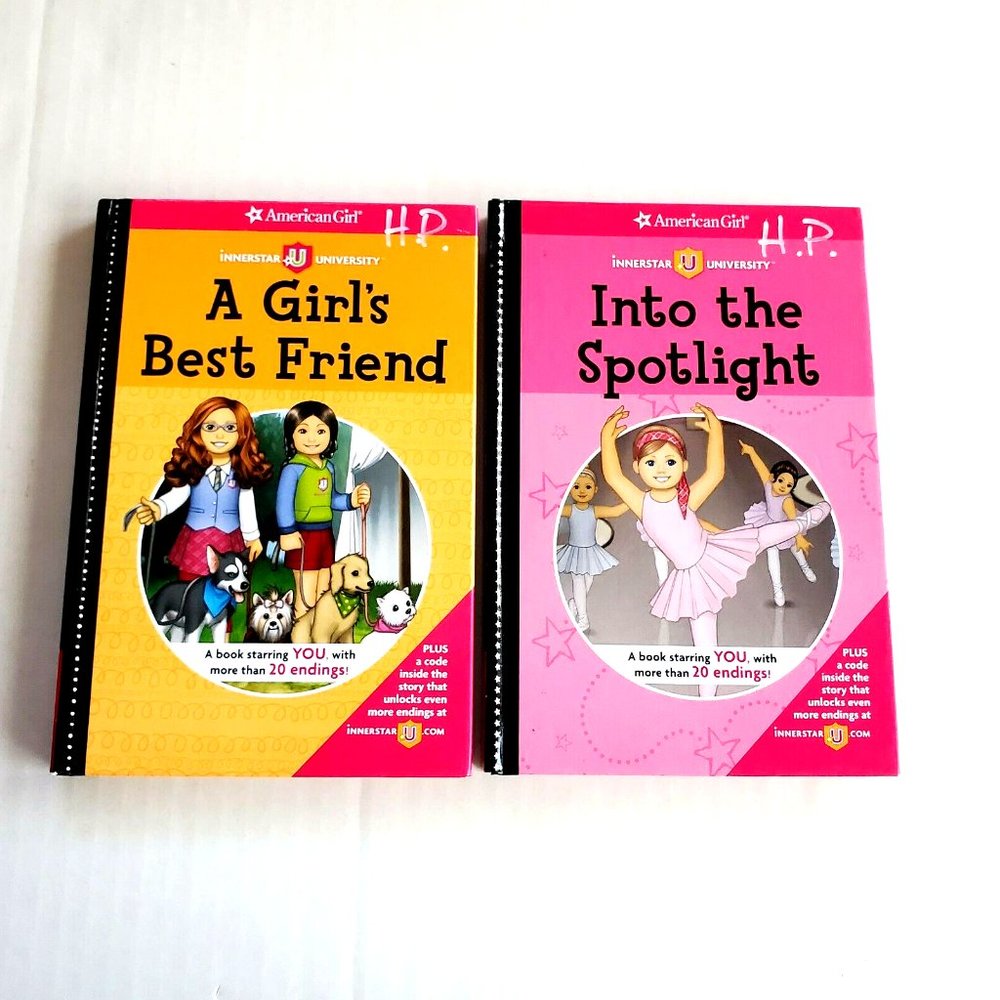 American Girl Innerstar University Lot of 2 Adventure Books Choose Your Ending